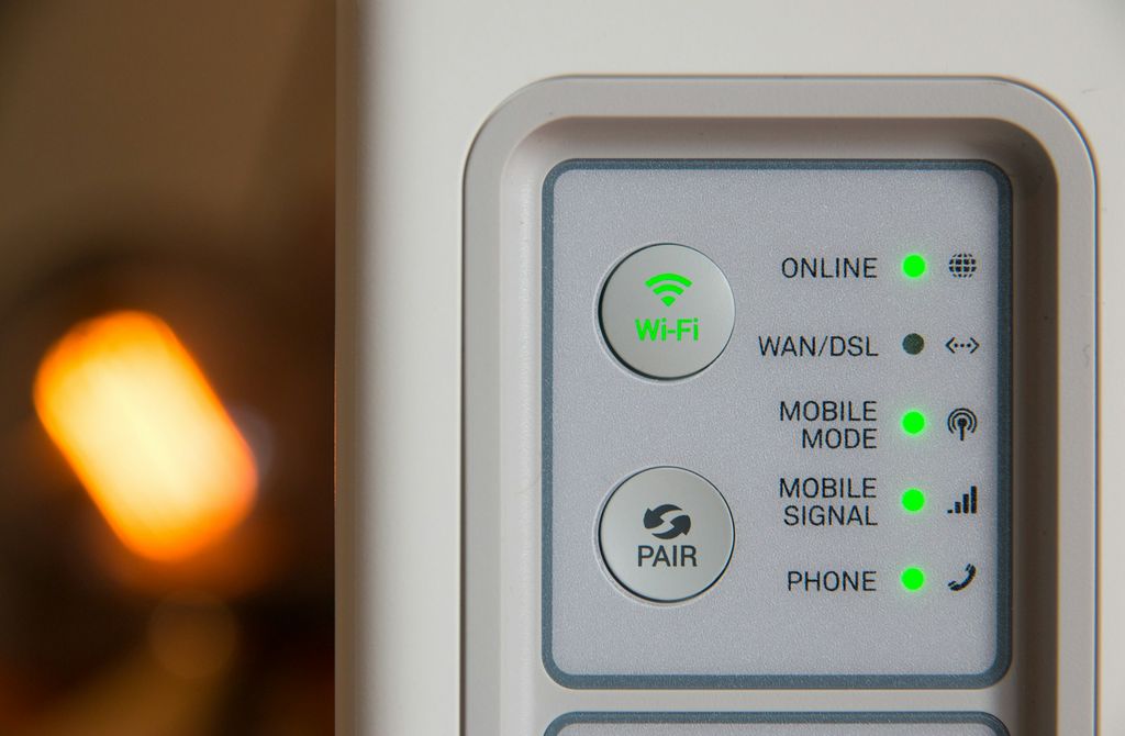 Spie accese di un modem
